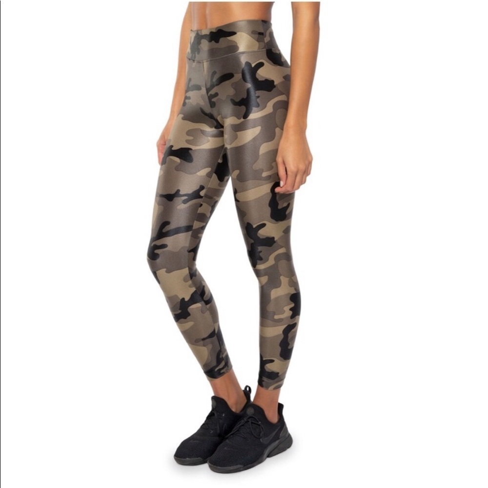 Koral Revolve Lustrous High Rise Leggings in Camo size small